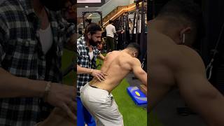 Back Workout🔥💪🏼With Guruji😱💯#rohitsain #backworkout #ytshorts