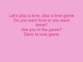 Lady gaga - Love game with lyrics