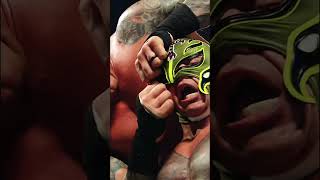 Randy Orton rips off Rey Mysterio’s mask #Short