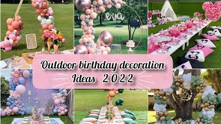 Outdoor birthday decoration ideas | latest outdoor decoration ideas 2022 | #birthday #outdoor