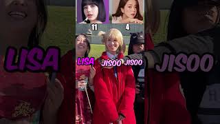 LISA or JISOO? Who is more POPULAR in BLACKPINK? #lisa #jisoo #blackpink #blink #kpop #jennie