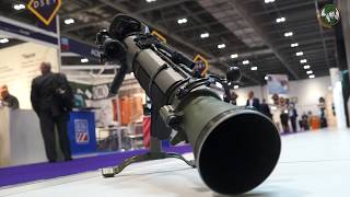 SAAB Carl Gustaf M4 multi-role weapon system at DSEI 2017