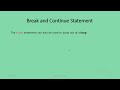 Basic-Java Break & Continue statement #017
