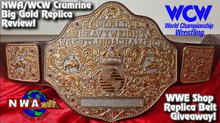 WWE Shop Crumrine Big Gold Belt Replica Review / Giveaway! #WWE #collection