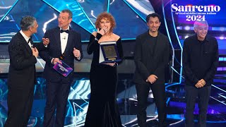Sanremo 2024 - I Premi della critica, sala stampa e dell'Orchestra