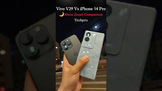 Vivo V29 Vs iPhone 14 Pro 🌙 Moon Zoom Comparison #shorts #vivov29 #moonzoom #iphone14pro #ytshorts