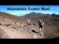 Trail Run Down into the Haleakala Crater on Maui!