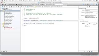 Objective-C Programming Tutorial | Using The Utility Area - The Inspectors