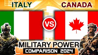 Italy vs Canada Military Power Comparison 2024 | Canada vs Italy Power Military 2024