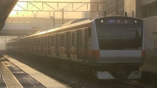 ＪＲ青梅線　河辺駅　Ｅ２３３系０番台