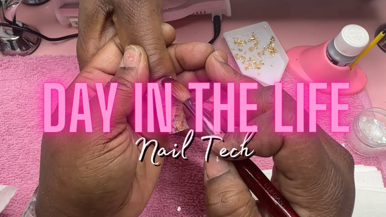 Day In The Life Nail Tech Youtube
