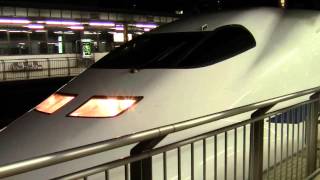 700系　こだま690号　浜松駅　到着　発車  SHINKANSEN　KODAMA　HAMAMATSU STATION