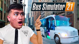 AHORA SOY... ¿MICROBUSERO?! - BUS SIMULATOR 21