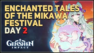 Enchanted Tales of the Mikawa Festival Day 2 All Puzzles Genshin Impact