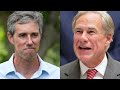 gov. greg abbott and beto o rourke prepare for one and only debate