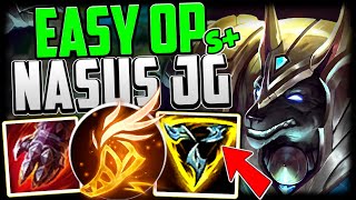 NASUS JUNGLE SCALING IS CRAZY! - How to Play Nasus Jungle \u0026 CARRY Low Elo - Season 14