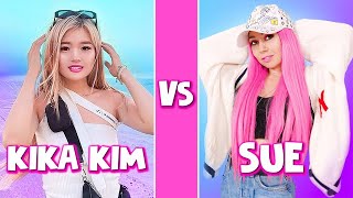 Kika Kim vs Sue TikTok Dance Challenges #KikaKim #tiktok #trends #xoteam #viral #korean
