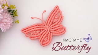 Macrame Handmade Butterfly | DIY Mini Macrame Butterfly Wall Hanging Home Decor