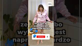 Hit Zary! satynowa sukienka idealna na imprezę | Zara Trybon HAUL