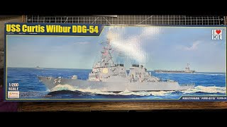 USS Curtis Wilbur in 1/200, Video 17a, Aft Funnel Structure Assembly