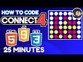 How to Build Connect 4 with Javascript HTML CSS