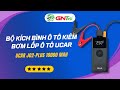 Bộ kích bình ô tô kiêm bơm lốp ô tô  4 trong 1 UCAR 10000f mah, kích bình ác quy ô tô, sạc dự phòng