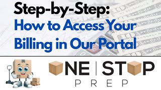 Step by Step on How to Access your Billing in our Portal