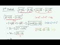 simplifying nested radicals in 2 ways