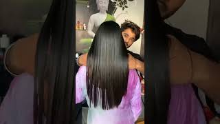 ## black scissors unisex salon academy join @## keratin treatment done