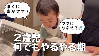 【2歳5ヶ月】何でもやりたい！おしゃべりしたい！