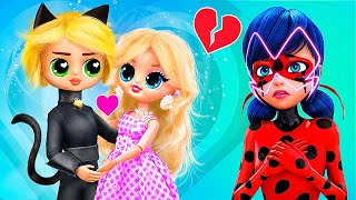 Cat Noir Broke Ladybug's Heart / 28 LOL OMG DIYs