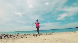 Hooping on the beach 후핏-훌라후프댄스