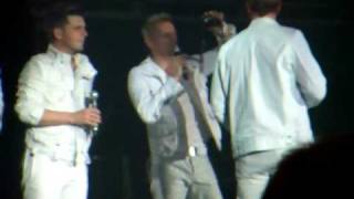 Nicky and Shane westlife speech in Cardiff 21/05/10