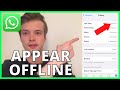 How To Appear Offline On WhatsApp Even When Online (EASY 2022)