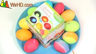 Eier färben, bunte Ostereier, Coloring Easter Egg Eggs Osterei Ei