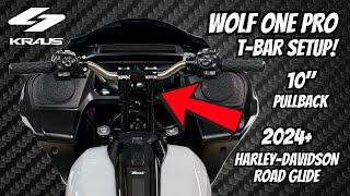 KRAUS T BARS INSTALLED ON MY 2024 HARLEY-DAVIDSON ROAD GLIDE! *WOLF ONE PRO KIT*