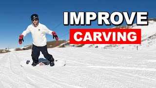 Instantly Improve Your Snowboard Carving Turns