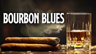 Bourbon Blues Mix - Dark \u0026 Elegant Escape - Relaxing Whiskey Blues Music Played On Piano \u0026 Guitar