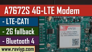 Low cost 4G LTE GSM module Evaluation board - SIMCOM A7672S/A7672E