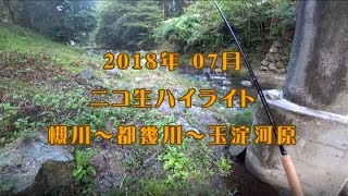 【テンカラ】埼玉県 槻川～都幾川～玉淀河原【うたキャン△】