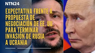 Expectativa frente a propuesta de negociación para terminar invasión de Rusia a Ucrania