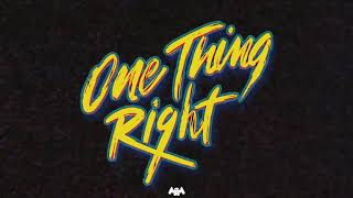 One thing right