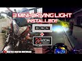 3 MINI DRIVING LIGHT INSTALLED | ROUSER NS 160 | DSK MDL V3 | ATOM MDL | MASTER DEXTER MOTOVLOG