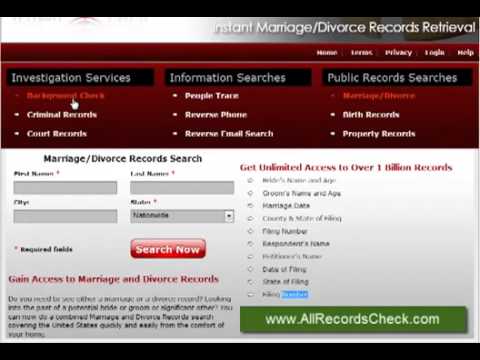 How to Do FREE Marriage & Divorce Records Search Online How to Do FREE Marriage & Divorce Records Search Online
