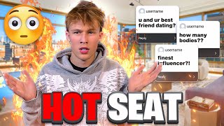 HOT SEAT... **ARE ME AND SAIMYA DATING** | Vlogmas Day 10 🎄