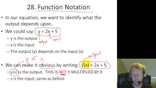 Algebra 1 Function Notation Morgans powerpoint