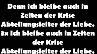 K.I.Z - Abteilungsleiter der Liebe Lyrics