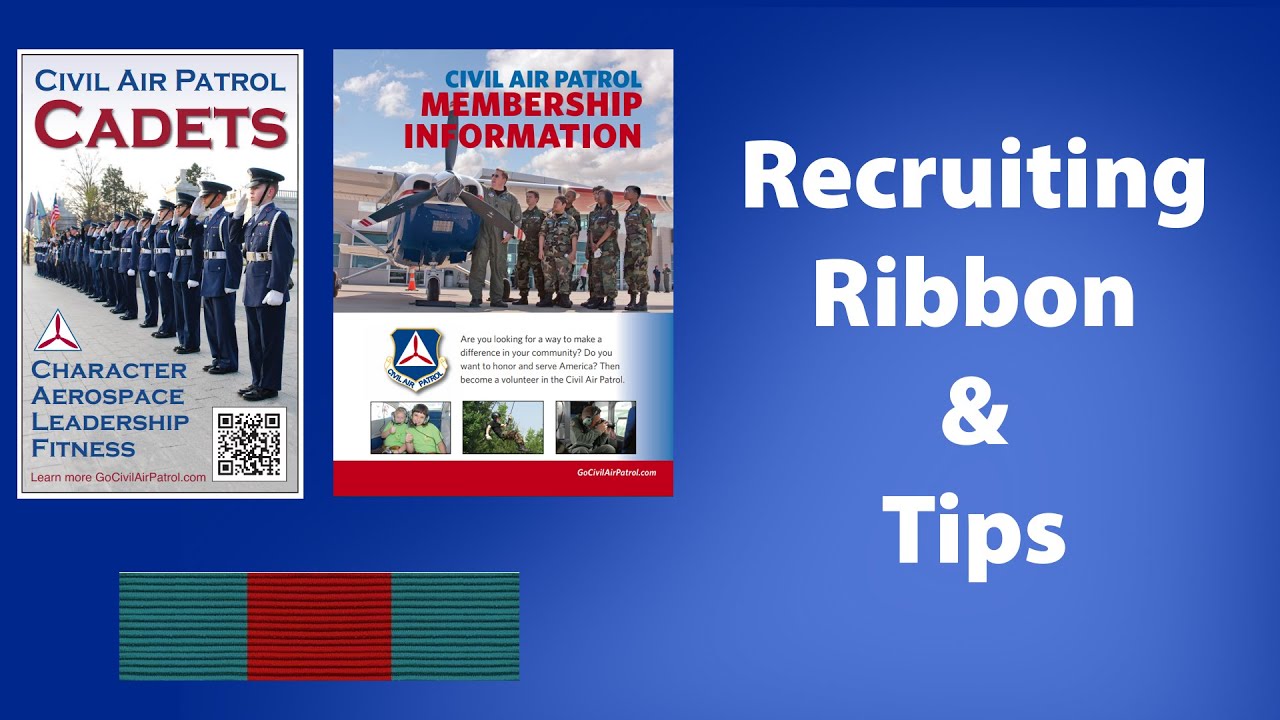 Recruiting Ribbon & Tips! | Civil Air Patrol - YouTube