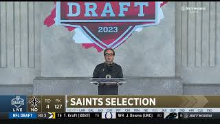 Saints select QB Jake Haener 127th Overall | 2023 NFL Draft