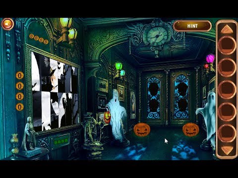 Halloween House Escape Walkthrough [8BGames] - YouTube